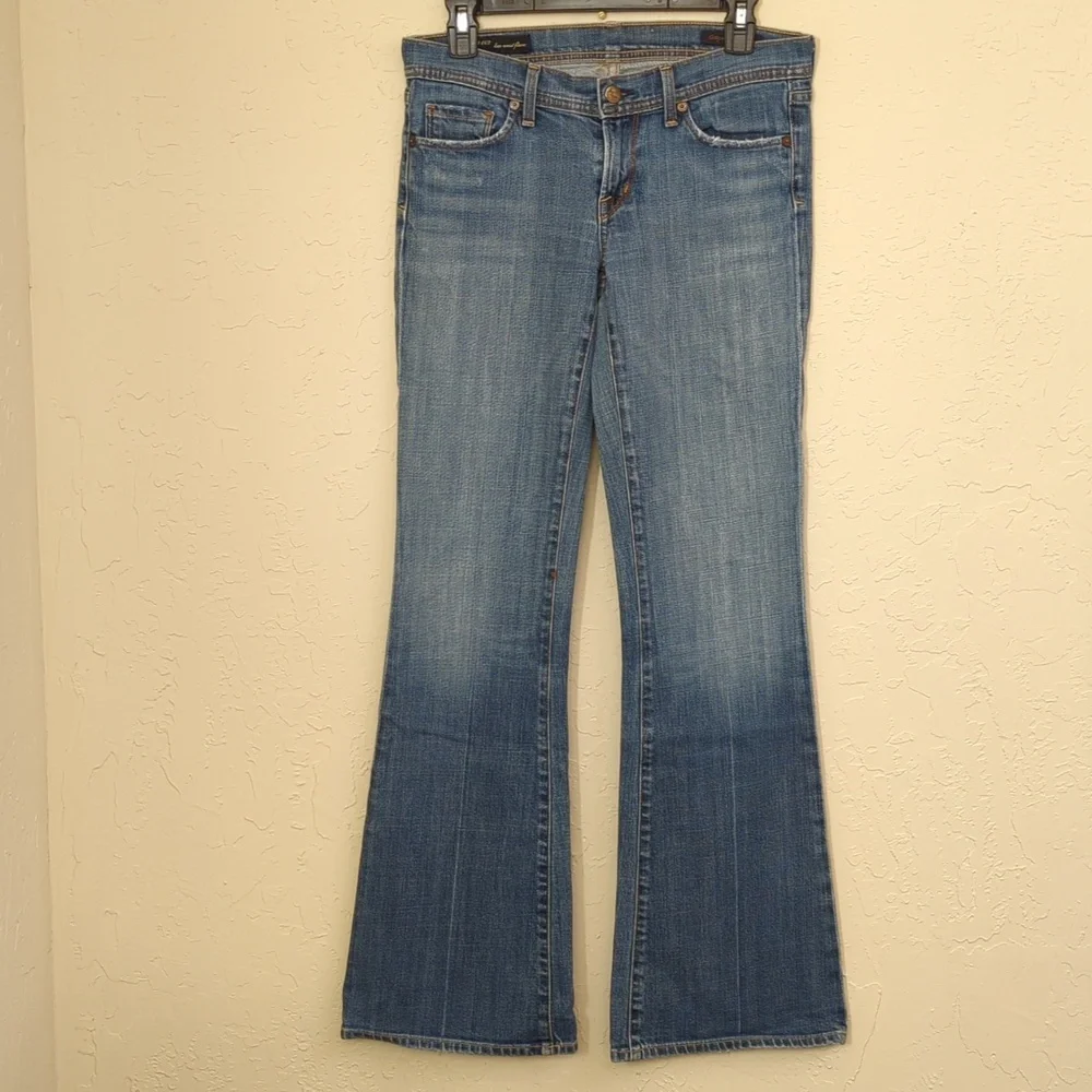 Citizens Of Humanity Y2K Ingrid #002 Stretch Low Rise Flare Jeans Size 28